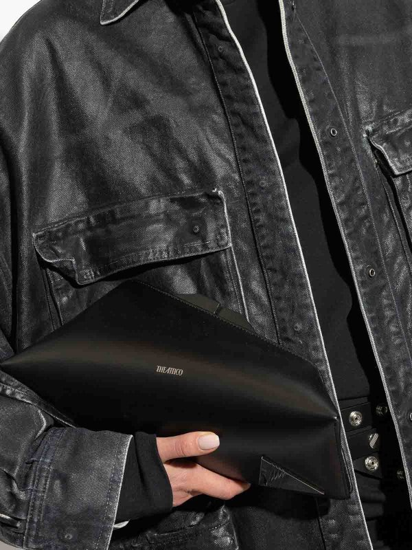 The Best Shops The Attico: Clutch - Schwarz