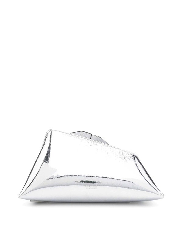 The Attico: クラッチバッグ - クラッチバッグ - 銀