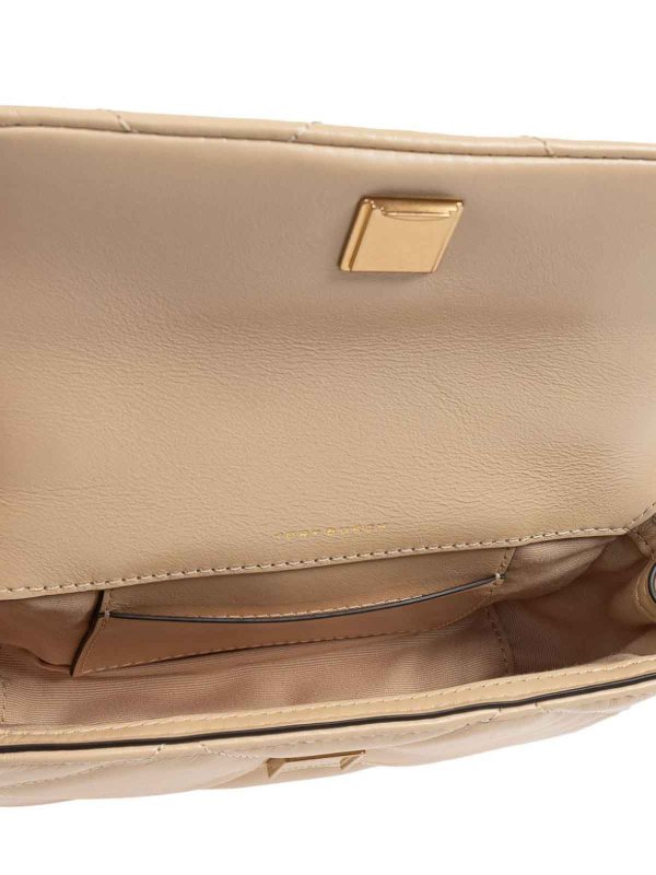 Kira Diamond Quilt Pave Mini Flap Bag shop online: TORY BURCH