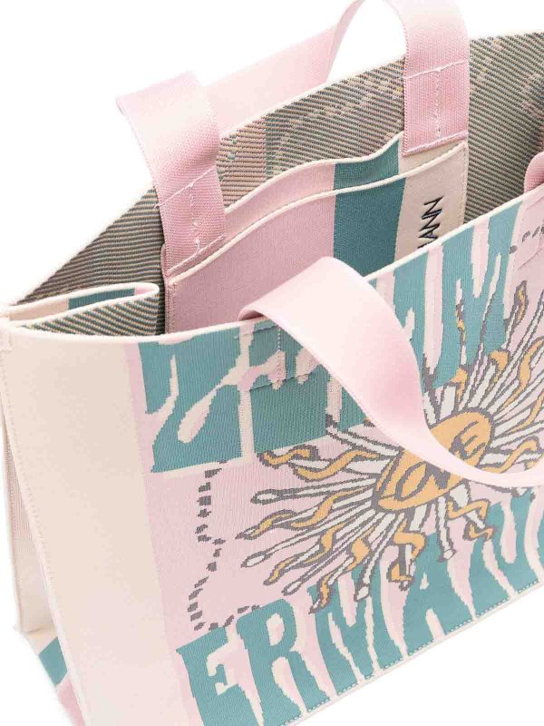 ZIMMERMANN: Handtaschen online - Shopper - Nude