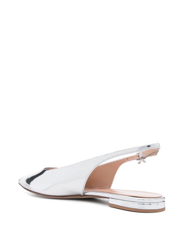 The Best Shops Gianvito Rossi: flat shoes - Point Sling Back Ballerina