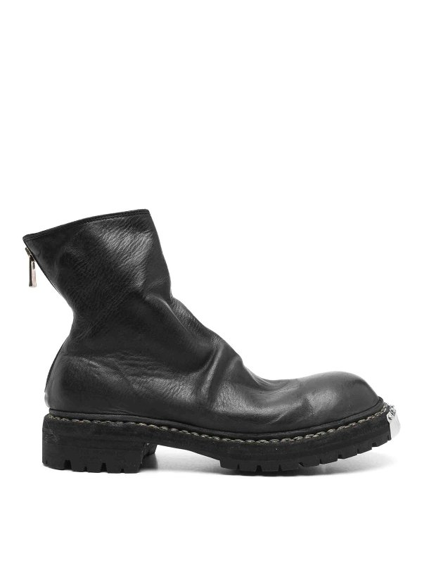GUIDI: Bottes - Bottes - Noir