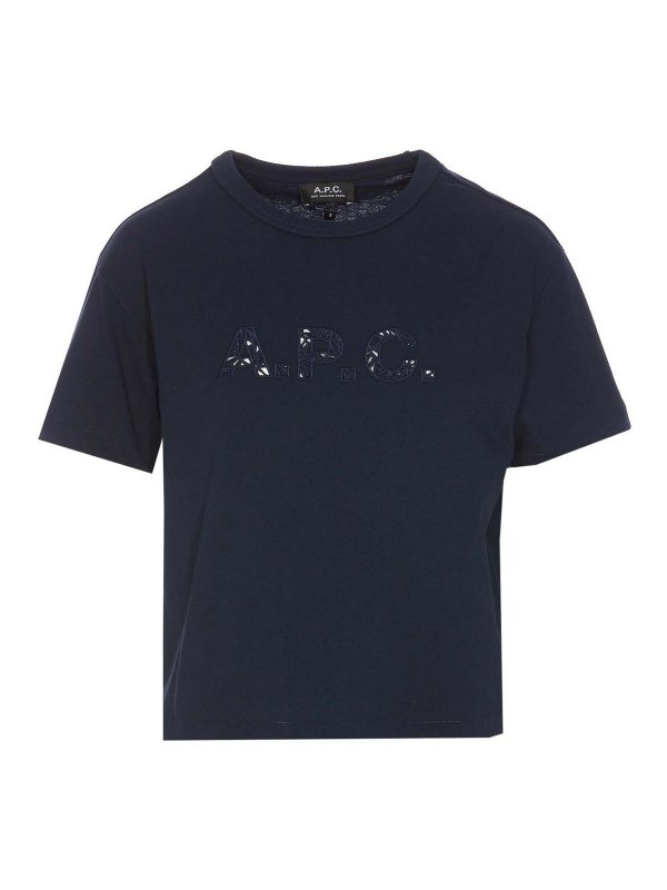 A.P.C.: クルーネック - クルーネック - ブルー