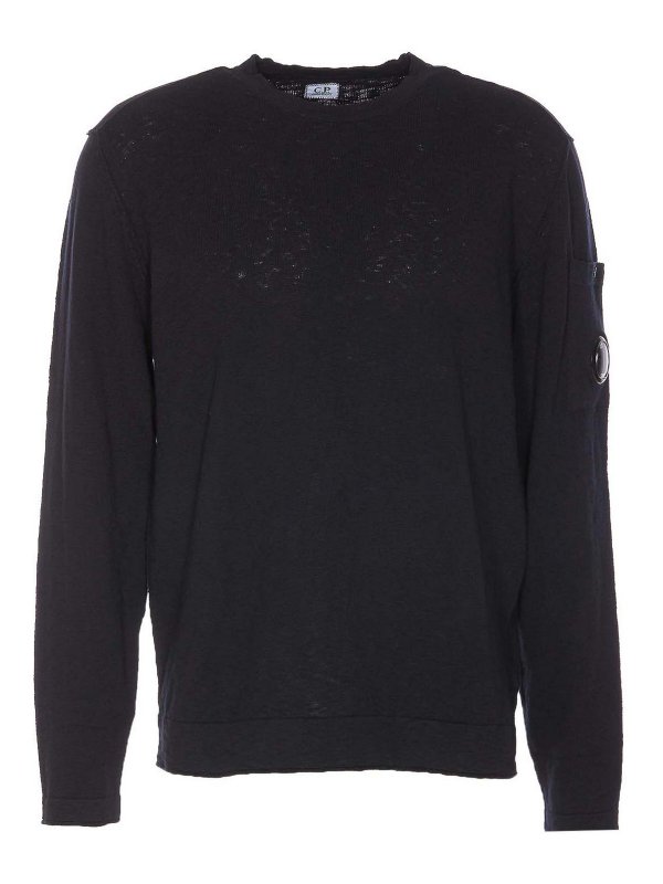 C.P. COMPANY: クルーネック - クルーネック - ブルー