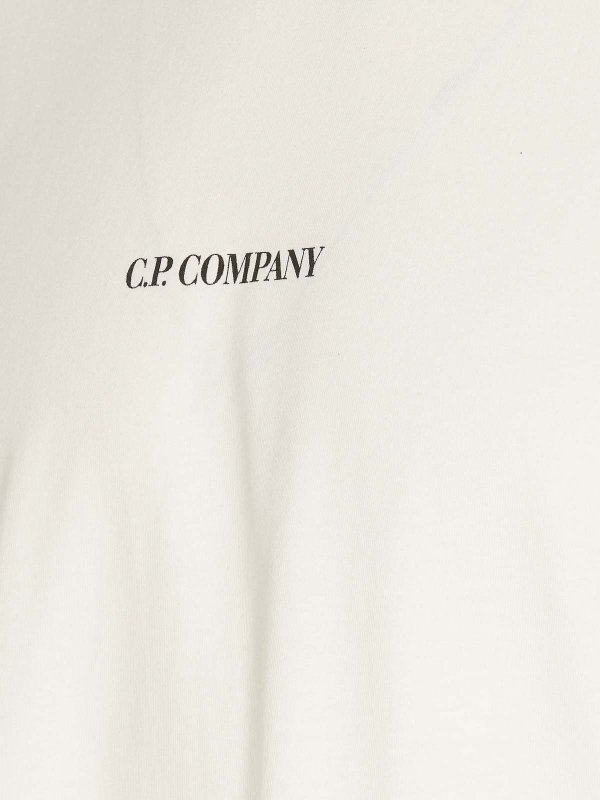 The Best Shops C.P. COMPANY: T-shirts - T-Shirt - Weiß