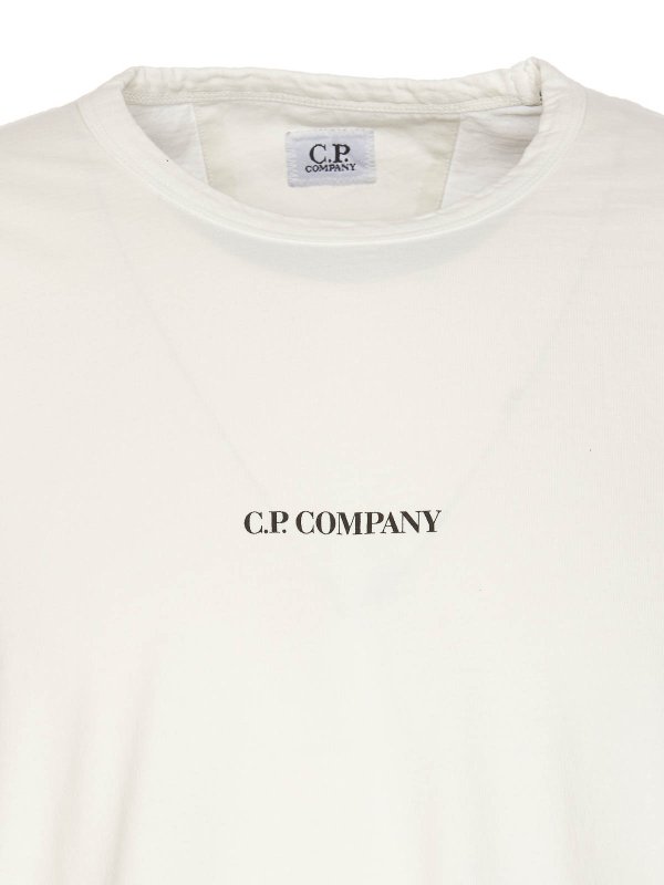 T-Shirt - Weiß shop online: C.P. COMPANY