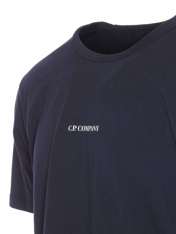 The Best Shops C.P. COMPANY: Suéteres con cuello pico - Suéter Cuello Redondo - Azul