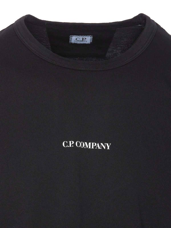 Pull Col Rond - Noir shop online: C.P. COMPANY