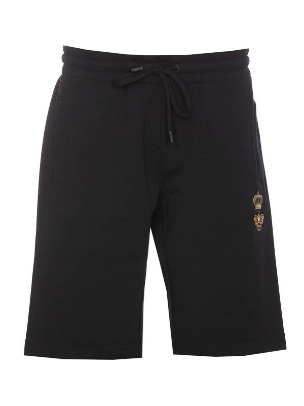 DOLCE & GABBANA: スウェットパンツ - トラックスーツ ボトムス - 黒