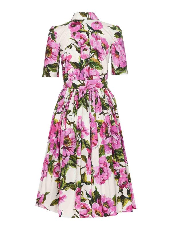 DOLCE & GABBANA: ニーレングスドレス online - 膝丈ドレス - マルチカラー