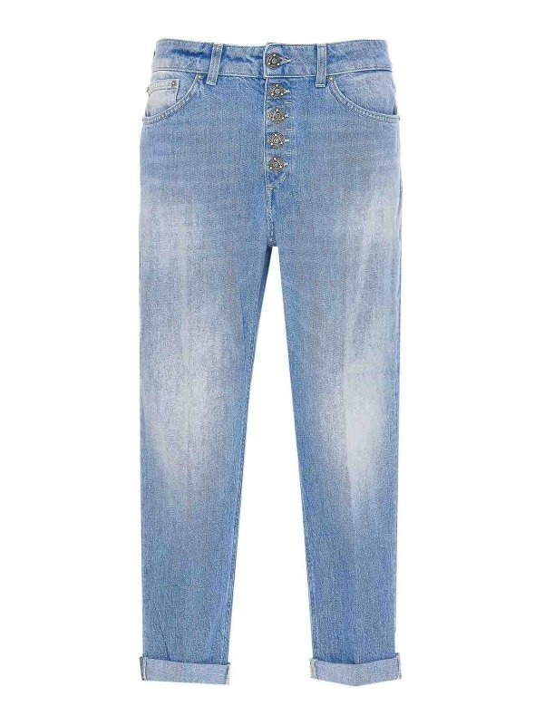 DONDUP: ブーツカットジーンズ - ブーツカットジーンズ - ブルー