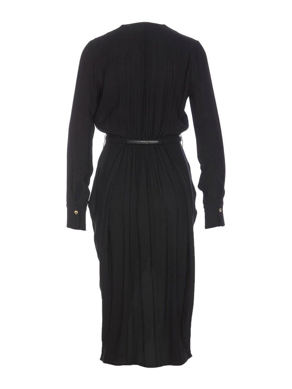 ELISABETTA FRANCHI: ニーレングスドレス online - 膝丈ドレス - 黒