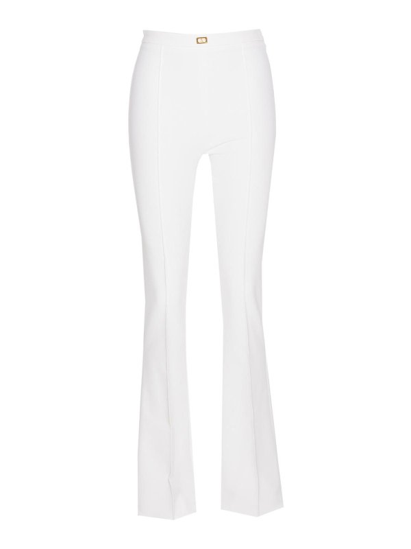 ELISABETTA FRANCHI: Casual Hosen - Casual Hose - Weiß