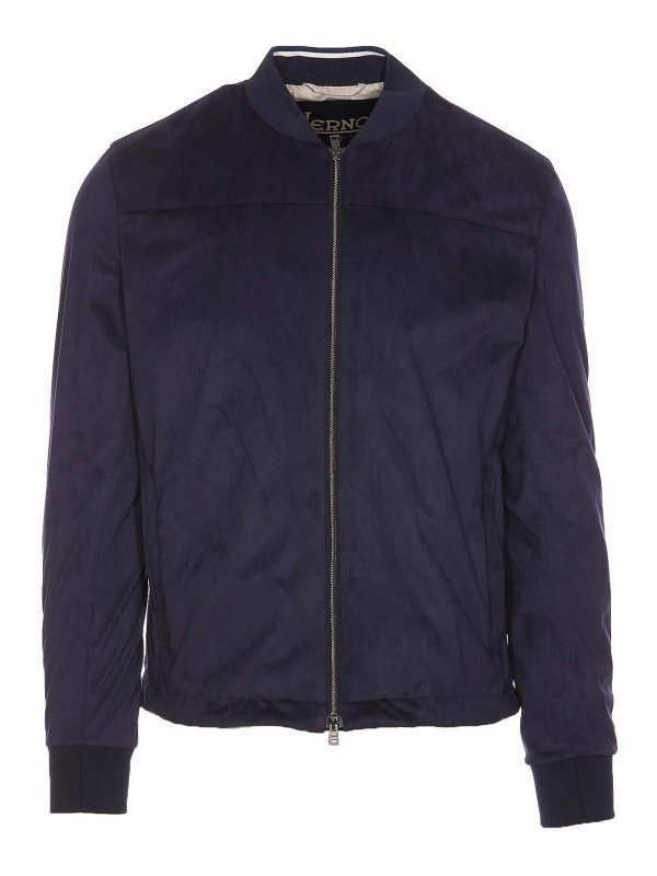 HERNO: bombers - Suede Bomber