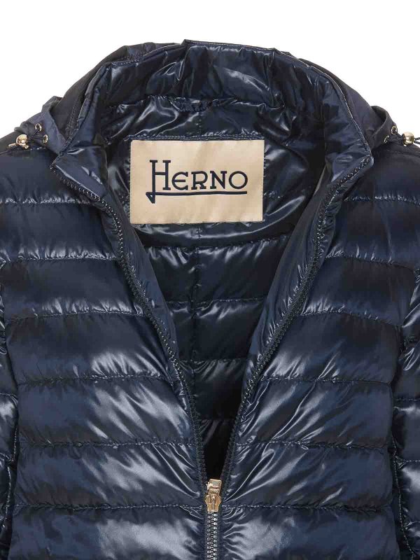 ダウンジャケット - ブルー shop online: HERNO
