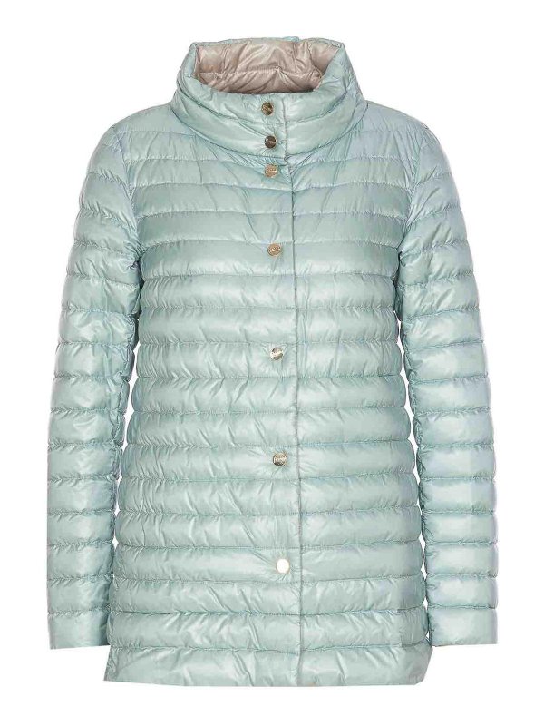 HERNO: padded jackets - Reversible Light Down Jacket