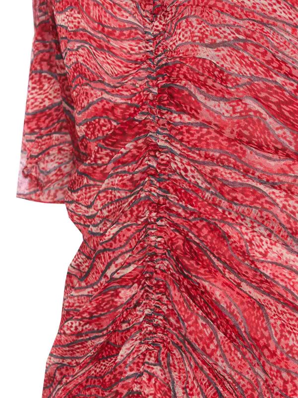 The Best Shops Isabel Marant Etoile: ニーレングスドレス - 膝丈ドレス - 赤