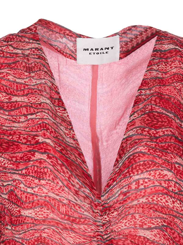 膝丈ドレス - 赤 shop online: Isabel Marant Etoile