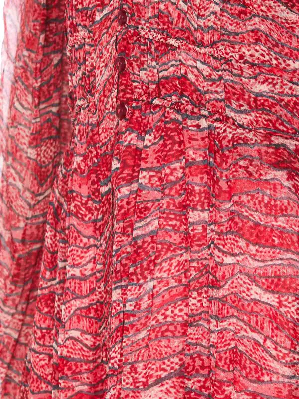 The Best Shops Isabel Marant Etoile: Vestidos media pierna - Vestido Midi - Rojo