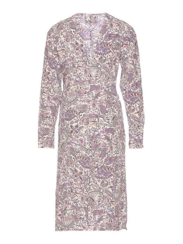 Isabel Marant Etoile: Knielange Kleider online - Knielanges Kleid - Lila