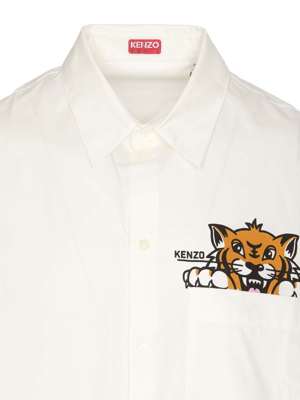 Happy Tiger Pocket Casual Shirt shop online: KENZO