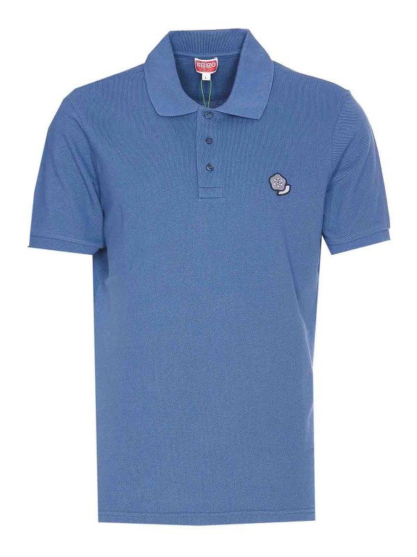 KENZO: polo shirts - Gots  Pop Embroidered Polo