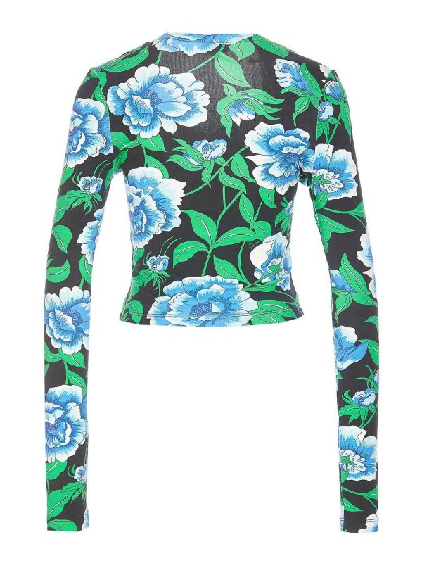 KENZO: cardigans online - Peonies Cardigan