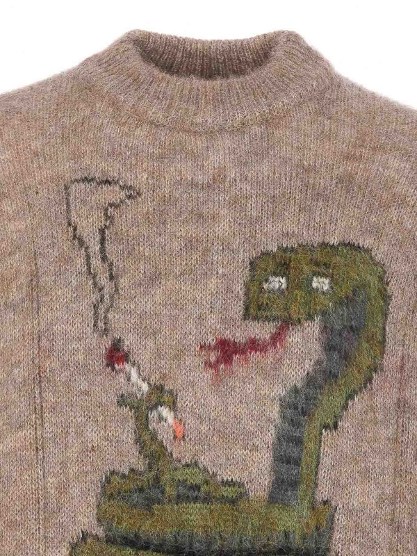 Pull Col Rond - Beige shop online: MAGLIANO