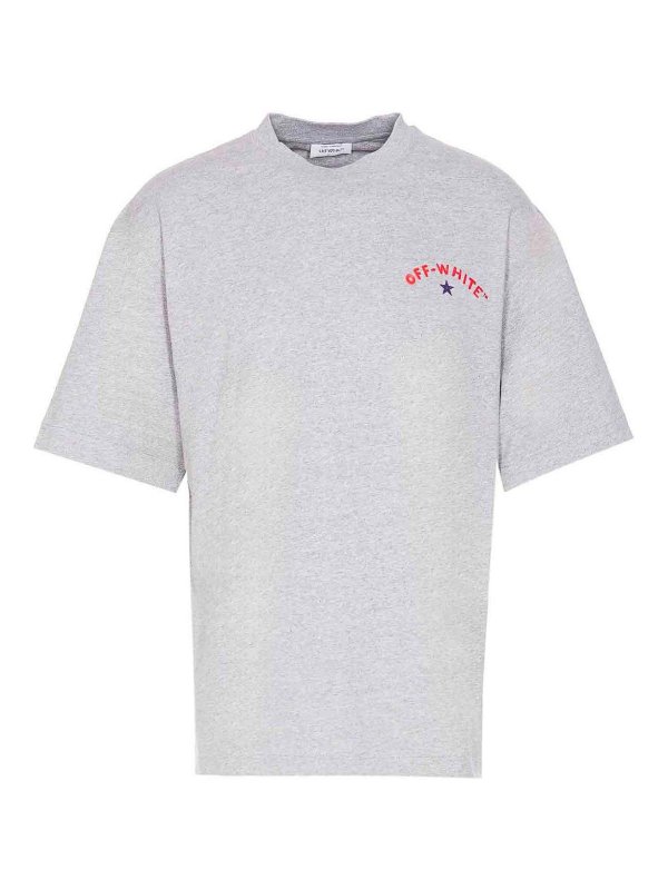 OFF-WHITE: Camisetas - Camiseta - Gris