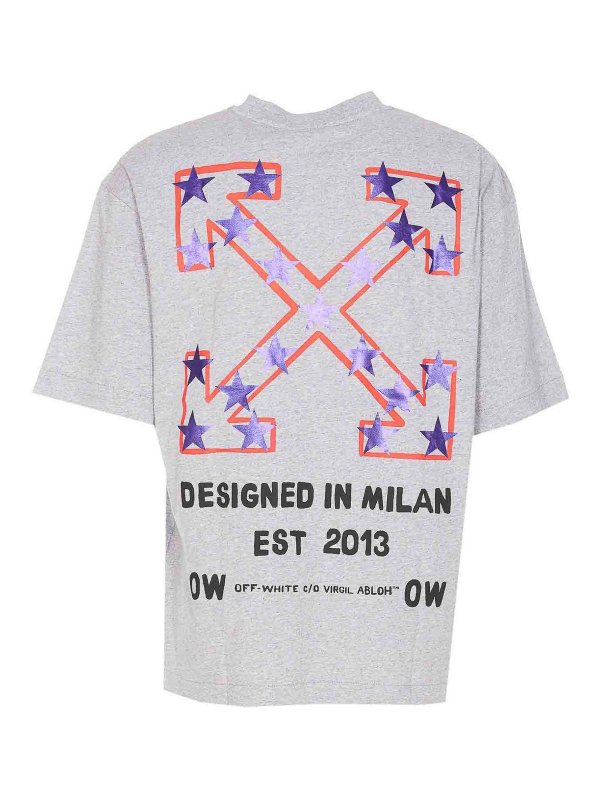 OFF-WHITE: Camisetas online - Camiseta - Gris