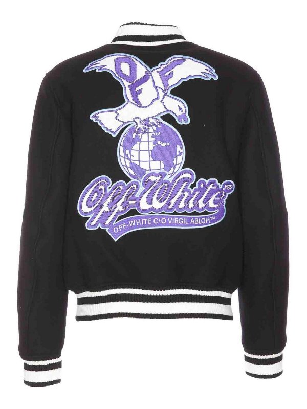 OFF-WHITE: Chaquetas Bomber online - Chaqueta Bomber - Negro