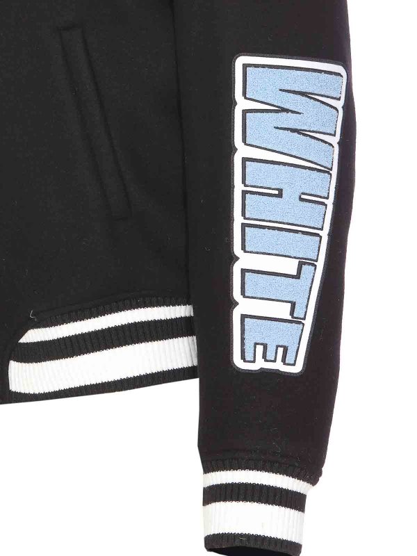 The Best Shops OFF-WHITE: Chaquetas Bomber - Chaqueta Bomber - Negro