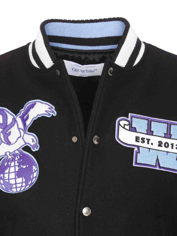 Chaqueta Bomber - Negro shop online: OFF-WHITE