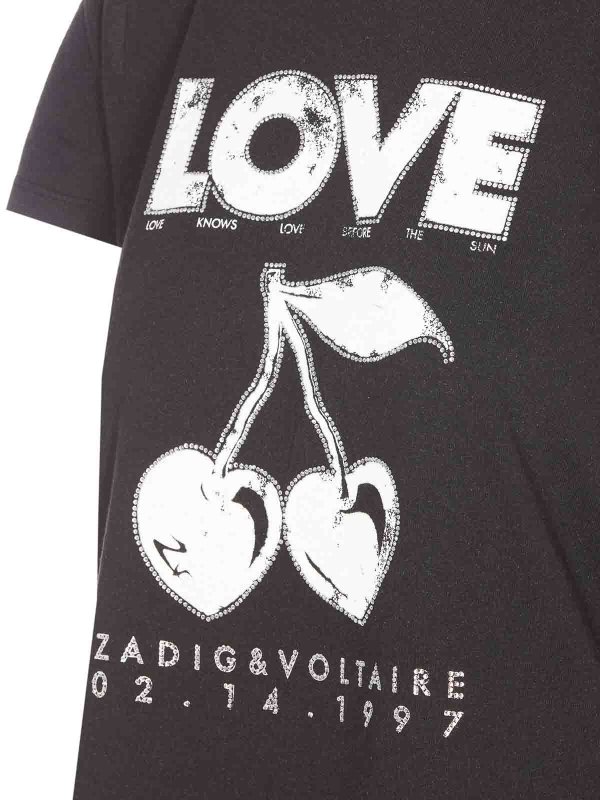 The Best Shops ZADIG&VOLTAIRE: t-shirt - Maglietta da concerto con ciliegie