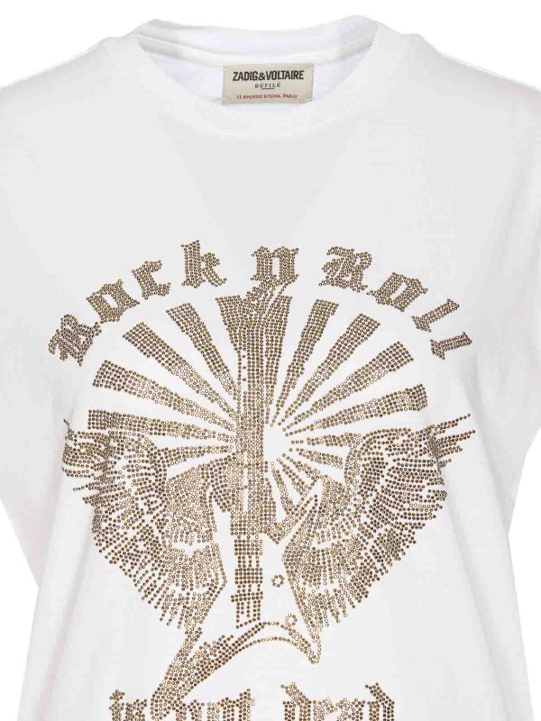 T-shirt Cloe con ali di chitarra shop online: ZADIG&VOLTAIRE