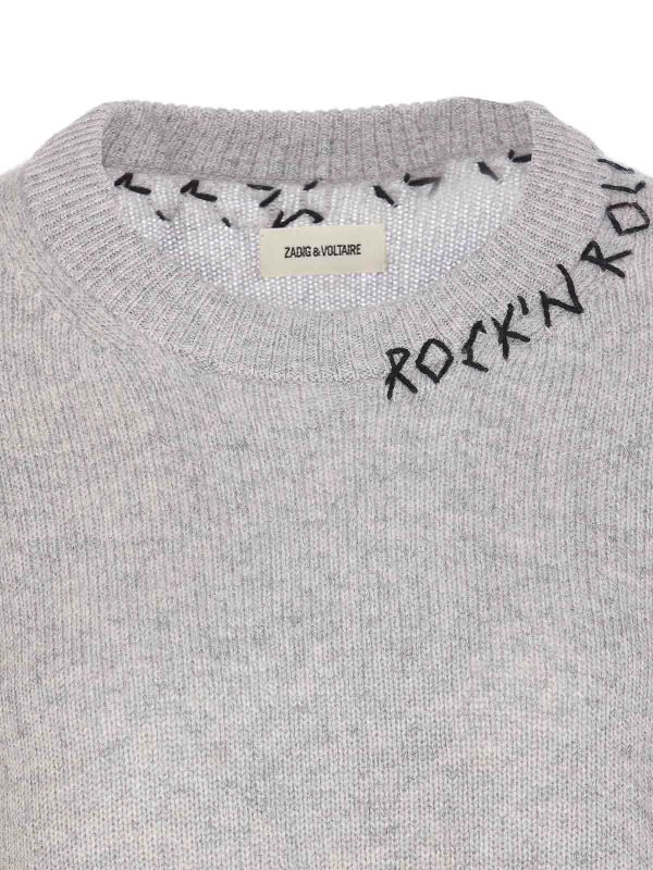 Rundhalspullover - Grau shop online: ZADIG&VOLTAIRE