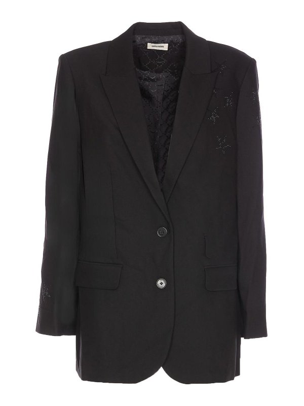 ZADIG&VOLTAIRE: casual jackets - Viva Star Strass Jacket
