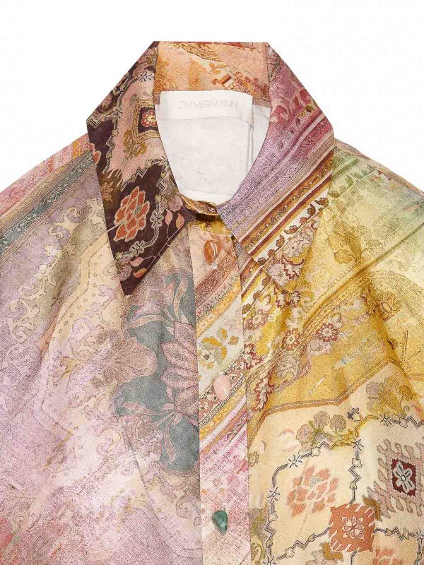 Tallow Relaxed Shirt shop online: ZIMMERMANN