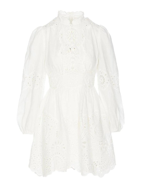 ZIMMERMANN: ショートドレス - ショートドレス - 白