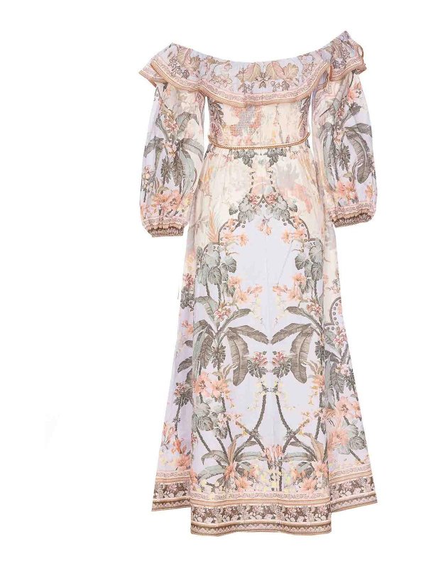 ZIMMERMANN: ニーレングスドレス online - 膝丈ドレス - マルチカラー