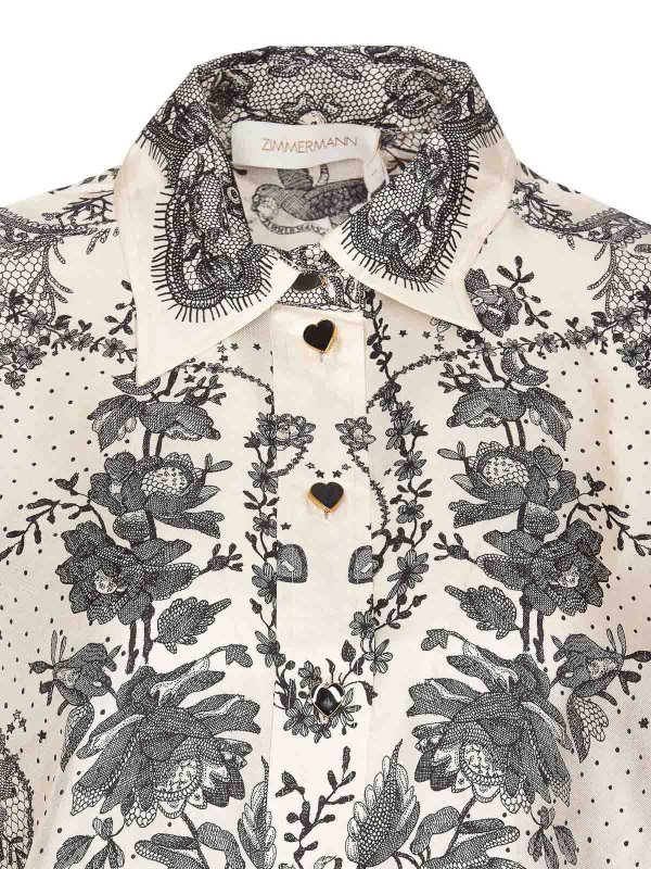 Chemise - Gris shop online: ZIMMERMANN