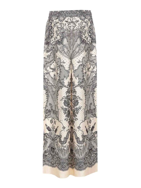 ZIMMERMANN: casual trousers online - Crush Draw Pants