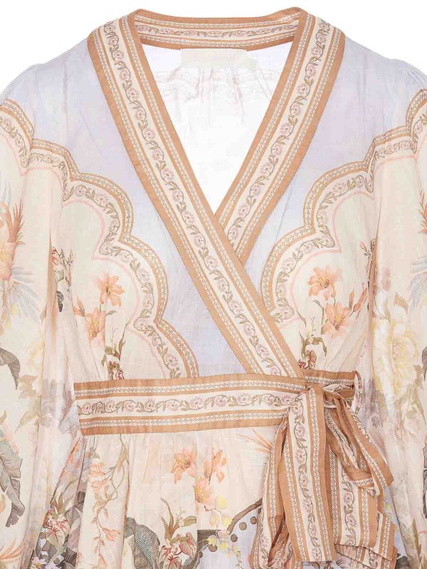 Vestido Corto - Multicolor shop online: ZIMMERMANN