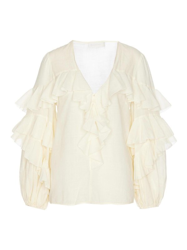 ZIMMERMANN: Chemises - Chemise - Blanc