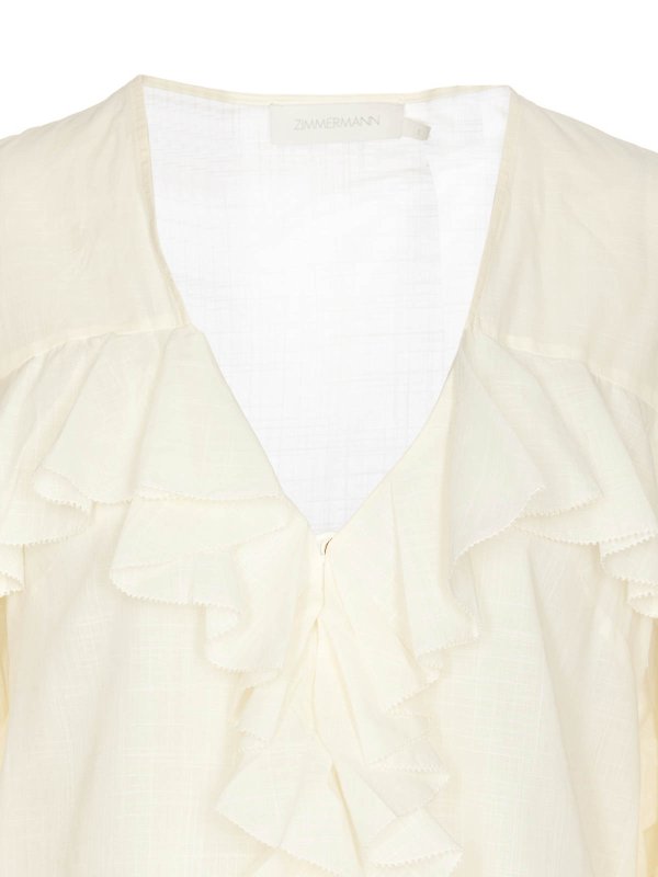 Chemise - Blanc shop online: ZIMMERMANN