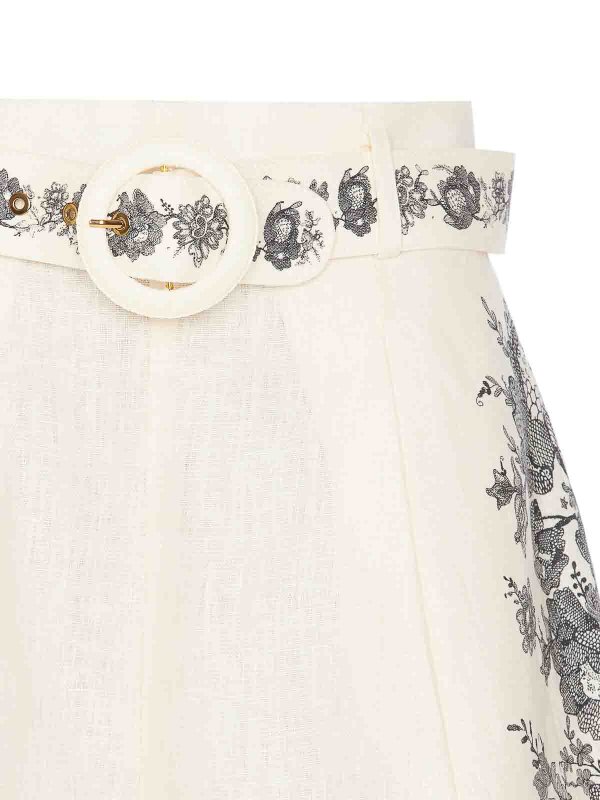 Shorts - Weiß shop online: ZIMMERMANN