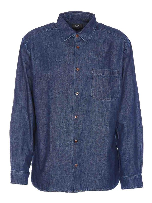 A.P.C.: Chemises - Chemise - Bleu