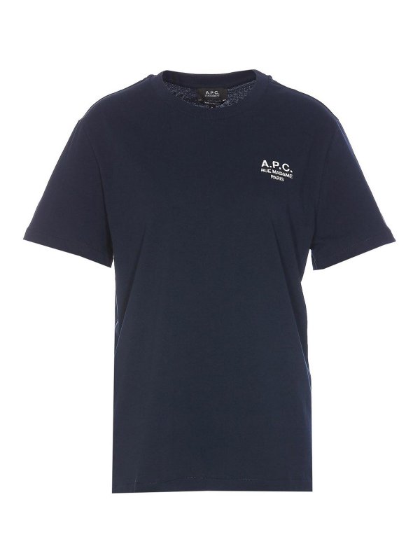 A.P.C.: T-shirts - T-Shirt - Bleu