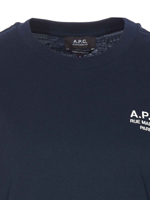 T-Shirt - Bleu shop online: A.P.C.