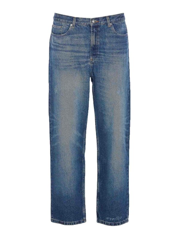 A.P.C.: Bootcut - Bootcut Jeans - Blau